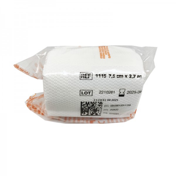 Lenoplast Free 7.5 cm x 2.7 mts: Adhesive elastic bandage